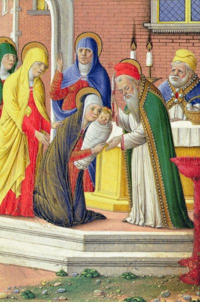 Darstellung im Tempel von Girolamo da Cremona