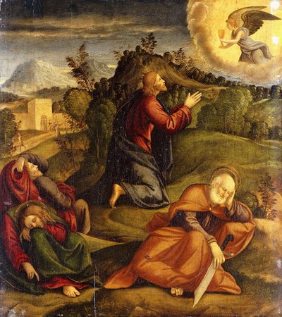 Die Agonie im Garten von Girolamo da Santacroce
