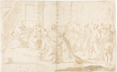 Die Anbetung der Könige von Giulio Benso