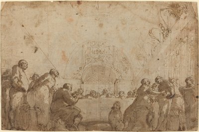 Das letzte Abendmahl von Giulio Benso