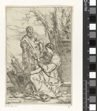 Ruhe auf der Flucht nach Ägypten von Giulio Carpioni (I)