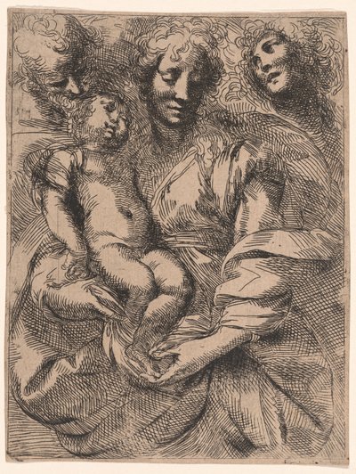 Die Heilige Familie von Giulio Cesare Procaccini