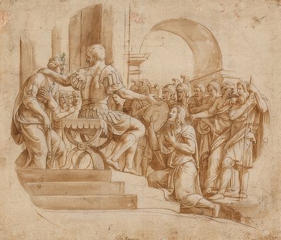 Die Enthaltsamkeit des Scipio von Giulio Romano