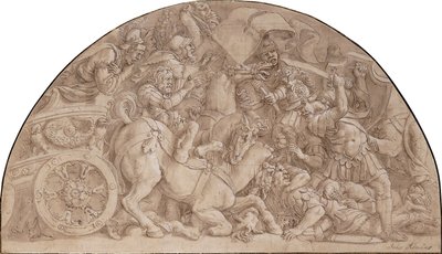 Die Schlacht der Horatier von Giulio Romano