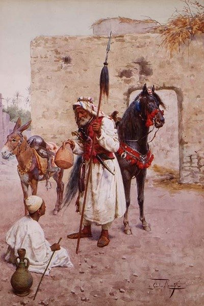 Die Bitte des alten Kriegers von Giulio Rosati