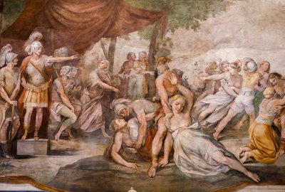 Raub der Sabinerinnen (Detail) von Giuseppe (1568 1640) Cesari