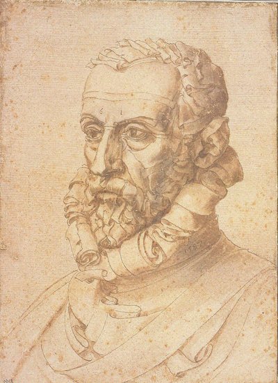 Selbstporträt Luomo di Lettere von Giuseppe Arcimboldo