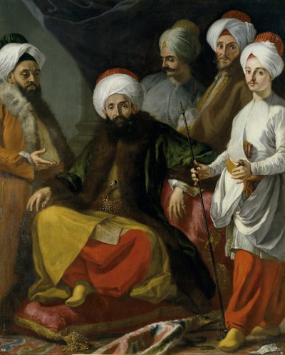 Die türkische Botschaft in Neapel im Jahr 1741 von Giuseppe Bonito