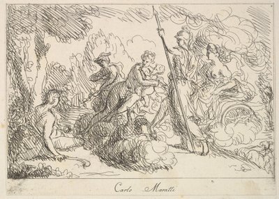 Götter und Göttinnen in einer Landschaft von Giuseppe Canale
