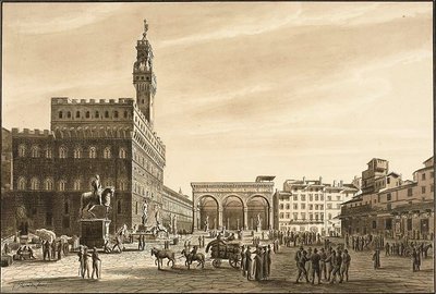 Piazza Signoria von Giuseppe Gherardi