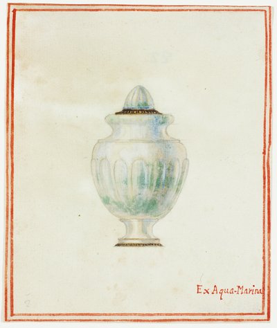 Aquamarinurne von Giuseppe Grisoni