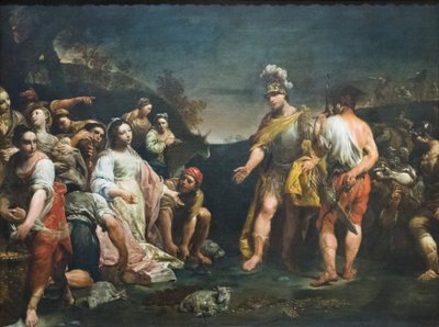 David und Abigail von Giuseppe Maria (1665 1747) Crespi