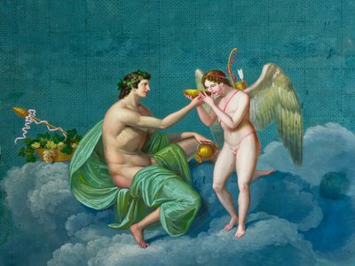 Bacchus und Amor, ca. 1830 von Giuseppe Patania