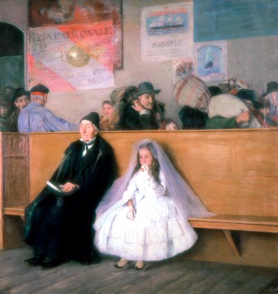 Am Bahnhof, ca. 1870-1900 von Giuseppe Ricci