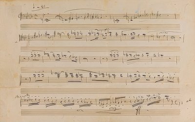 Handschrift: Oper Otello von Giuseppe Verdi