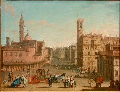 Die Piazza San Firenze von Giuseppe Zocchi