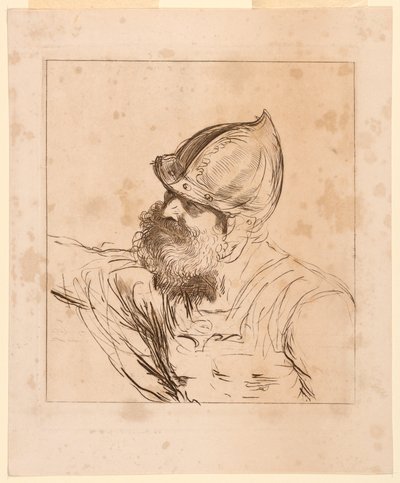 Kopf eines Soldaten von Giuseppe Zocchi