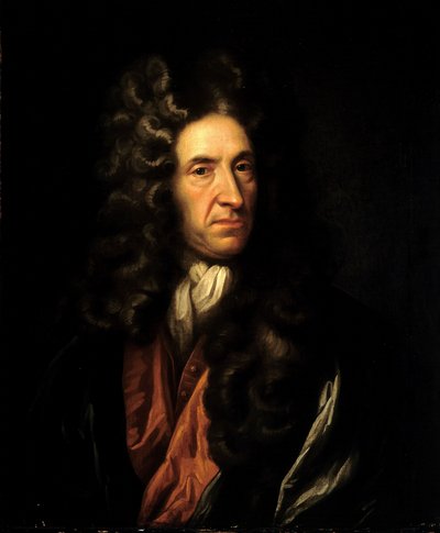 Daniel Defoe (1660-1731) von Godfrey (manner of) Kneller