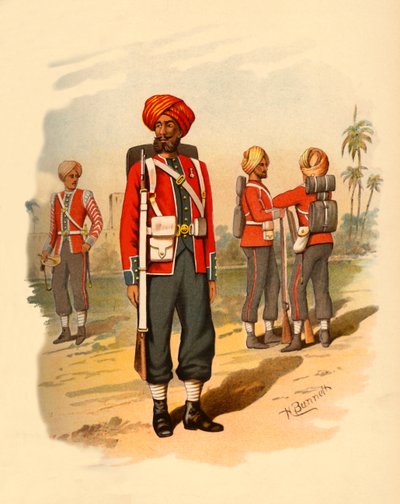 15. Sikhs, 1890 von Godfrey Douglas Giles