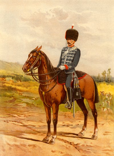 Die Ehrenwerte Artillerie-Kompanie Kavallerie, 1890 von Godfrey Douglas Giles
