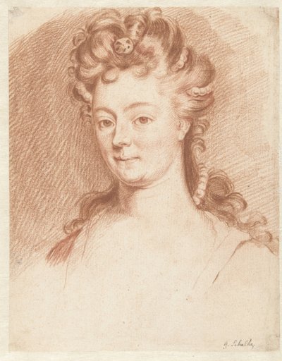 Büste einer Frau von Godfried Schalcken