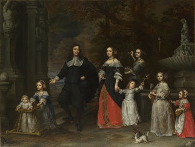 Eine Familiengruppe von Gonzales Coques