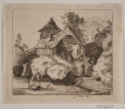 Altes Bauernhaus von Gottfried Schaper