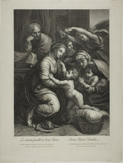 Heilige Familie Jesu Christi von Gérard Edelinck