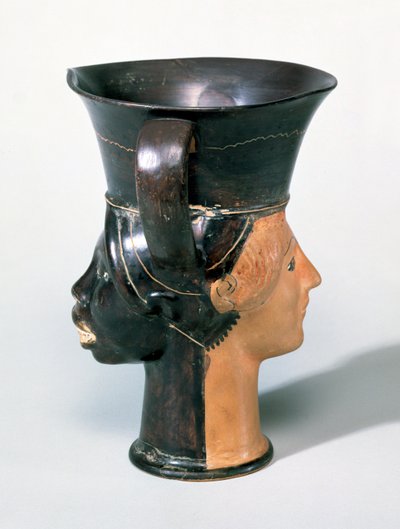 Attischer Janiform-Kantharos-Becher, ca. 470 v. Chr. von Greek