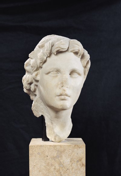 Kopf von Alexander dem Großen (356-323 v. Chr.) von Greek