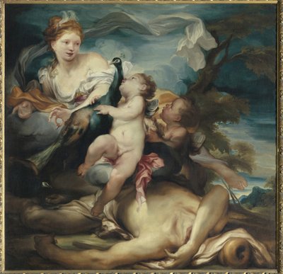 Juno und Argus von Gregorio De Ferrari