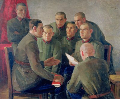 Politische Diskussion von Grigory Grigorievich Ryazhsky
