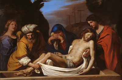 Die Grablegung von Guercino