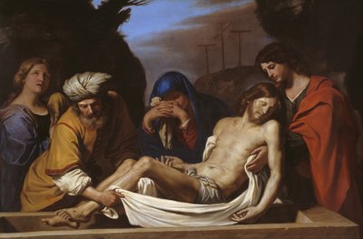 Die Grablegung, ca. 1656 von Guercino
