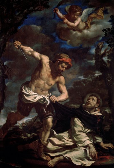 Das Martyrium des Heiligen Petrus von Guercino