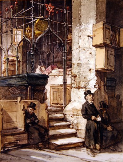 Die Synagoge in Prag von Guido Bach