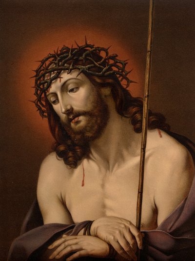 Der leidende Erlöser von Guido after Reni
