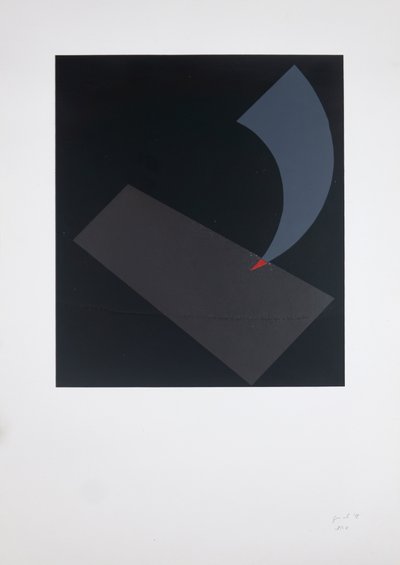 Prometheus Wunde im Siebdruck, 2018 von Guilherme Pontes