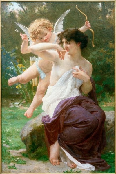Venus mit Amorette von Guillaume Seignac