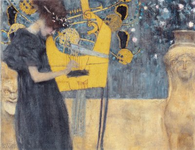 Musik I, 1895 von Gustav Klimt