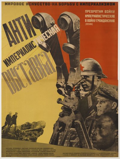 Anti-Imperialistische Ausstellung, 1931 von Gustav Klutsis