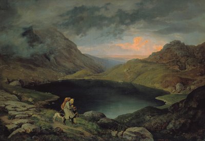 See im Riesengebirge, 1839 von Gustav Karl Ludwig Richter