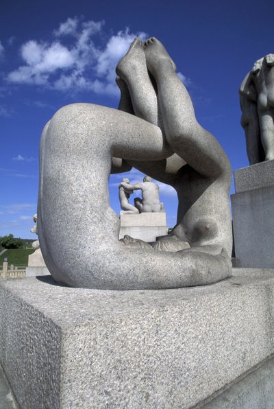 Skulptur, Frognerpark, Oslo, Norwegen, Europa von Gustav Vigeland