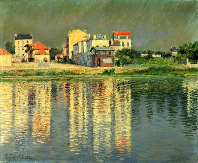 Ufer der Seine bei Argenteuil, 1889 von Gustave Caillebotte