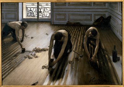 Die Bodenabstreifer von Gustave Caillebotte