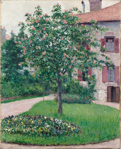 Blühender Baum, 1882 von Gustave Caillebotte