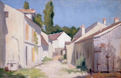 Un chemin à Yerres von Gustave Caillebotte