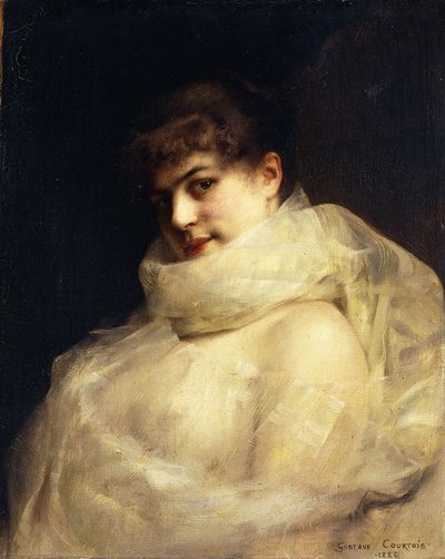 Eine sinnliche Schönheit von Gustave Claude Etienne Courtois