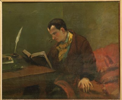 Charles Baudelaire 1821-1867, 1848 von Gustave Courbet