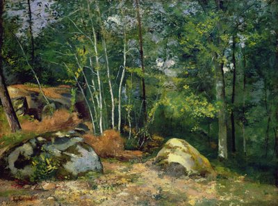 Waldecke von Gustave Courbet